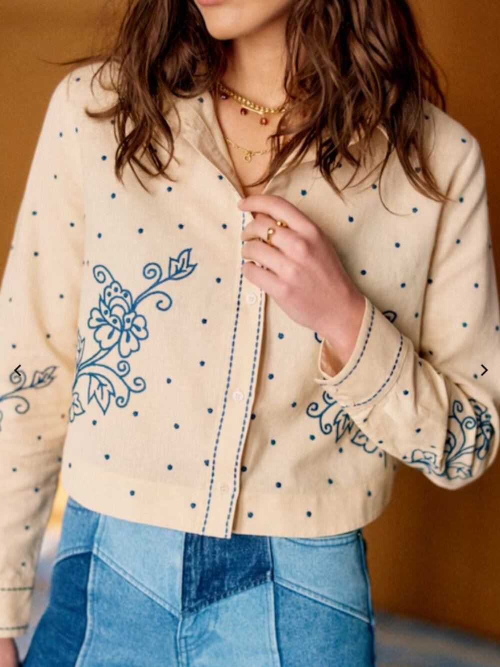 MAELLIE SHIRT - SÉZANE X LUCIA VERGARA | NWT | Size 8 / 40
